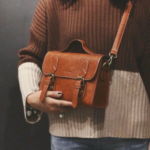 Classy Leather Bags Leather Crossbody Bag for Women – Brown