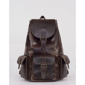Classy Leather Bags Leather Travel Backpack – Black